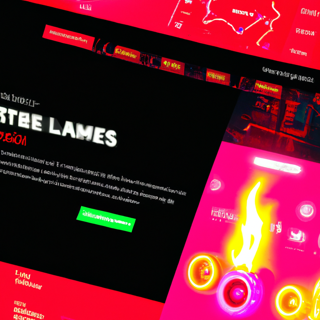 Hero: cinematic montage of players, UI, and neon arenas