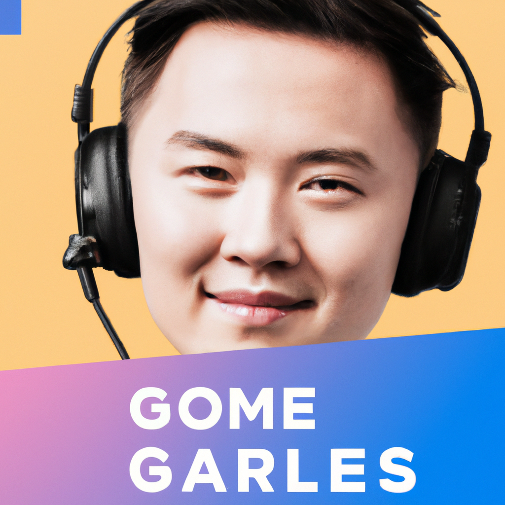 Portrait: developer smiling with headset